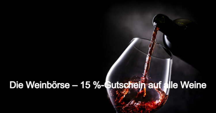 Weinboerse 15% Rabatt